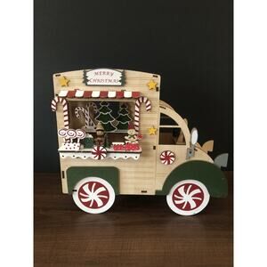 Christmas Decor KURT ADLER Lighted Gingerbread Truck Candy Cocoa Bar Hobby Lobby